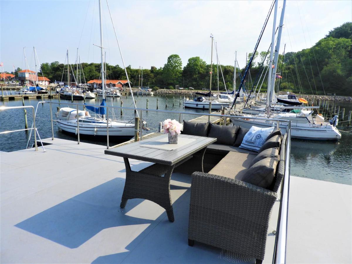 Hausboot-Lafe Flensburger Foerde Hotel Egernsund Bagian luar foto